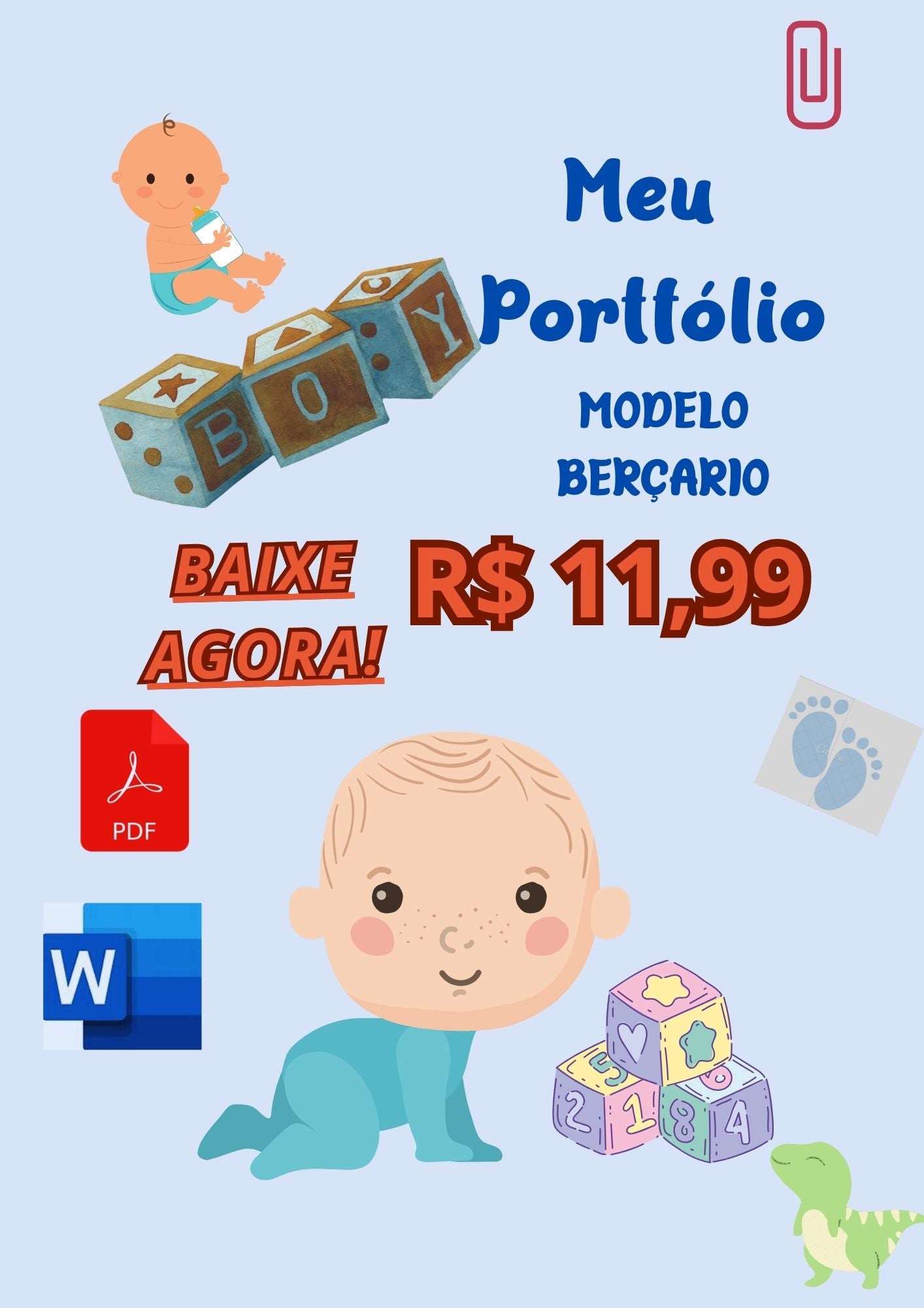 10. PROMOÇÃO MODELO PORTFÓLIO BERÇARIO AZUL
