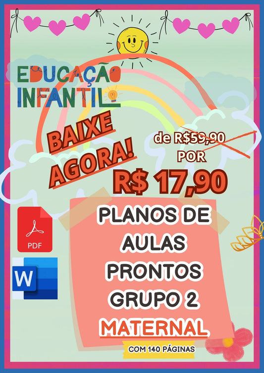 14. PROMOÇÃO PLANO DE  AULAS PRONTOS MATERNAL